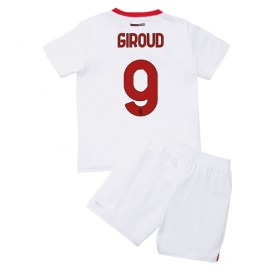 Baby Fußballbekleidung AC Milan Olivier Giroud #9 Auswärtstrikot 2022-23 Kurzarm (+ kurze hosen)
